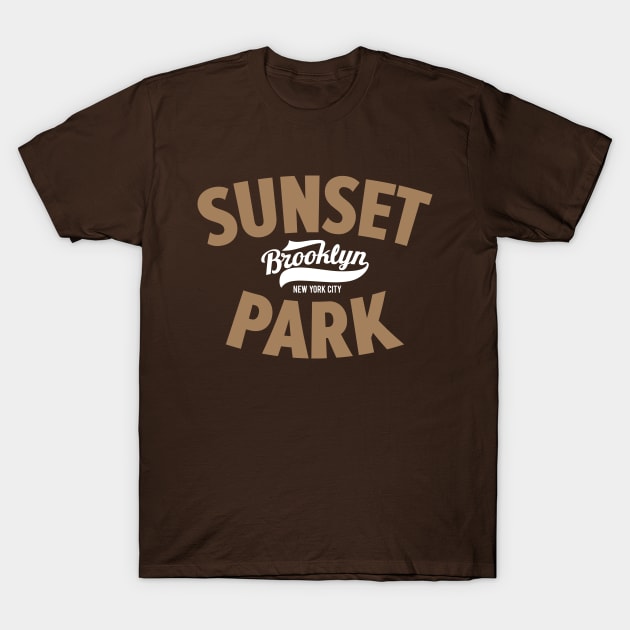 Sunset Park New York - Capturing Brooklyn's Urban Aura T-Shirt by Boogosh